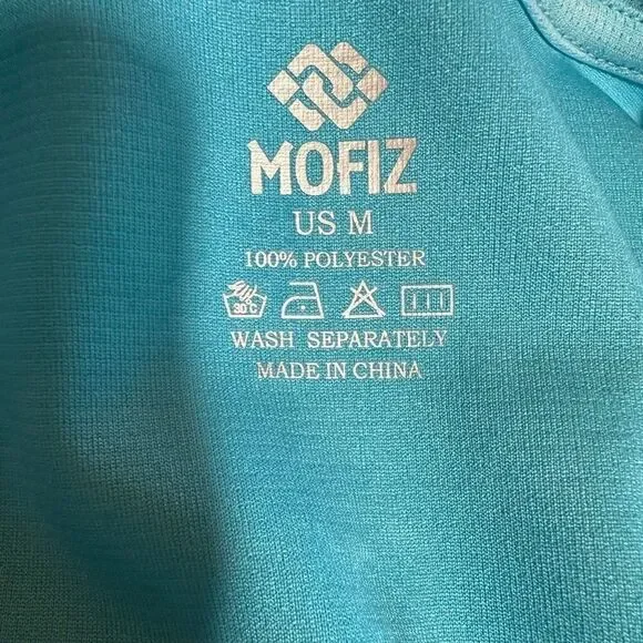 MOFIZ Women’s UPF 50+ Sleeveless Tennis/Athletic Dress Blue Size Medium - Picture 2 of 8